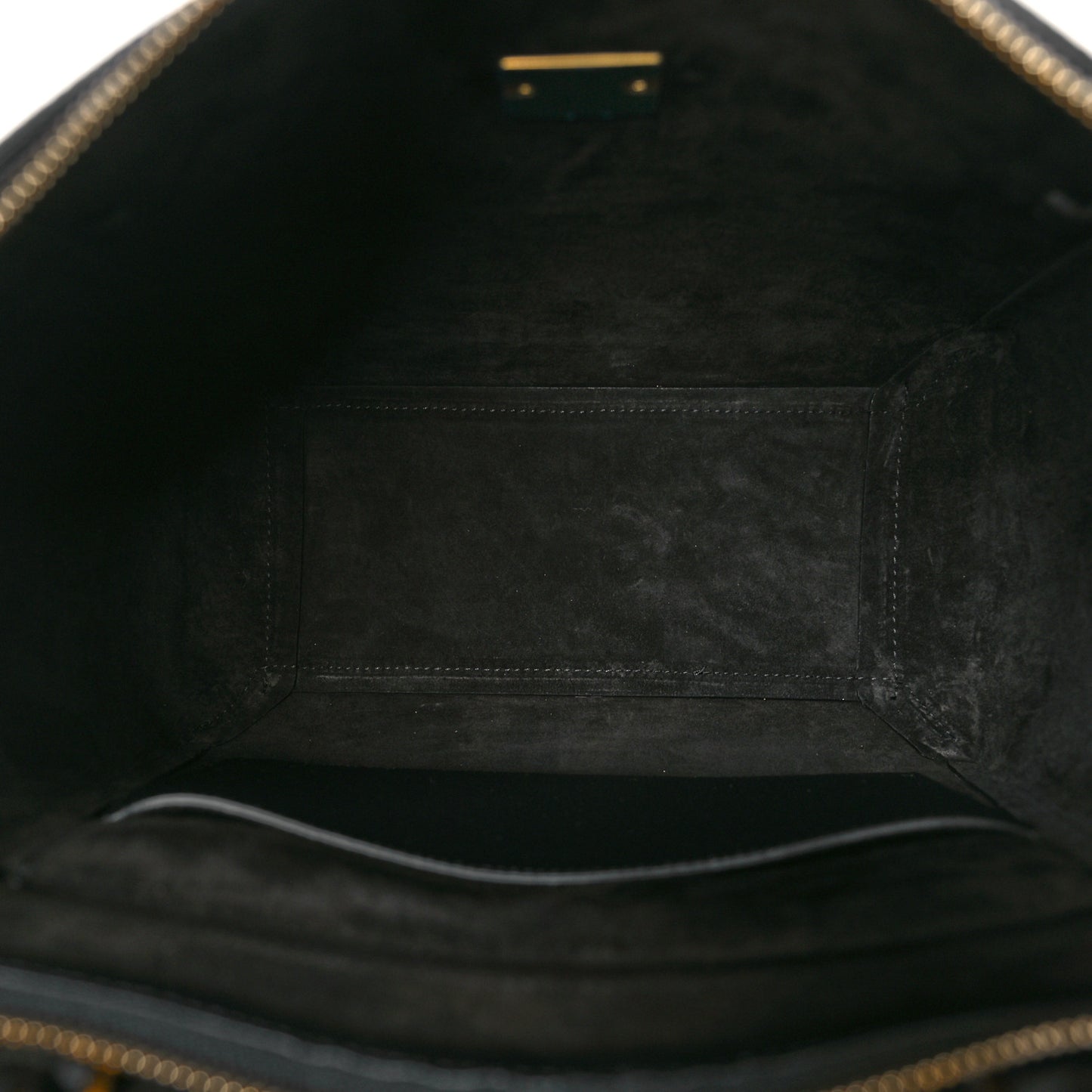 Grained Calfskin Micro Belt Bag Black