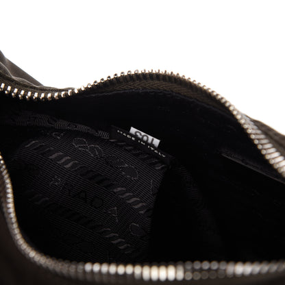 Prada Tessuto Nylon Saffiano Re-Edition 2005 Shoulder Bag Mimetico 9 of 12