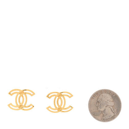 Chanel Metal Obazine CC Earrings Gold 2 of 5