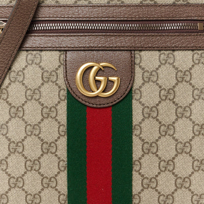 Gucci GG Supreme Monogram Web Small Ophidia Messenger Bag Brown 9 of 12