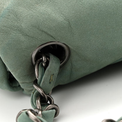 Chanel Iridescent Calfskin Glint Flap Green 15 of 15
