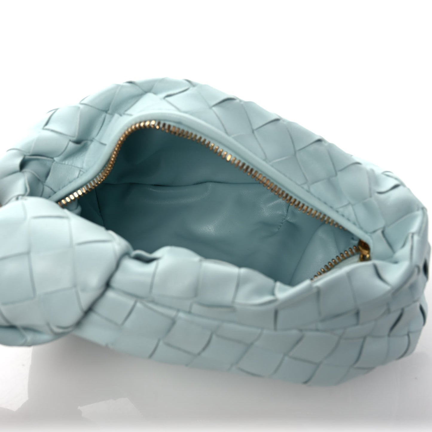 Nappa Intrecciato Mini Jodie Teal Washed