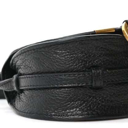 Chloe Calfskin Nano Marcie Saddle Bag Black 9 of 10