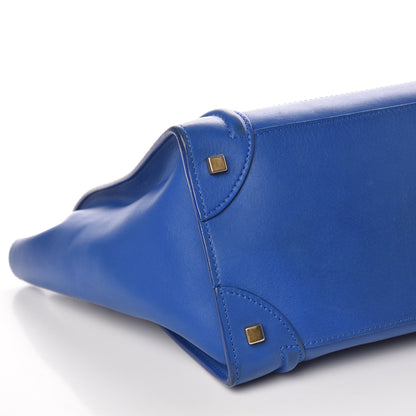 Celine Smooth Calfskin Mini Luggage Royal Blue 16 of 18
