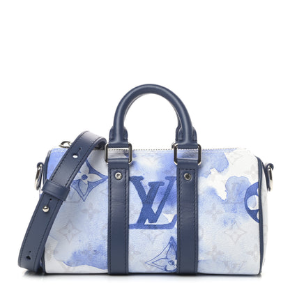 Louis Vuitton Monogram Watercolor Keepall XS Blue 1 of 5