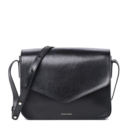 Mansur Gavriel Calfskin Envelope Flap Crossbody Bag Black 1 of 4