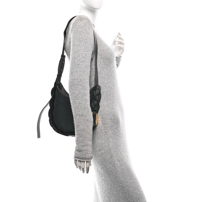 Chloe Small Grain Smooth Calfskin Small Darryl Hobo Black 2 of 9