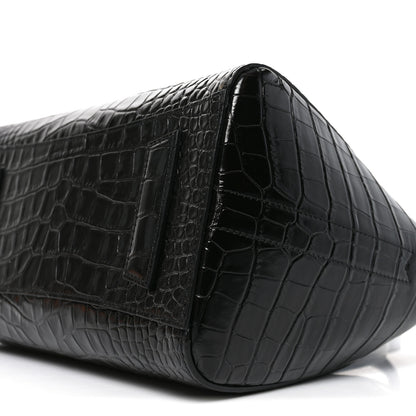 Givenchy Calfskin Crocodile Embossed Small Antigona Black 10 of 10
