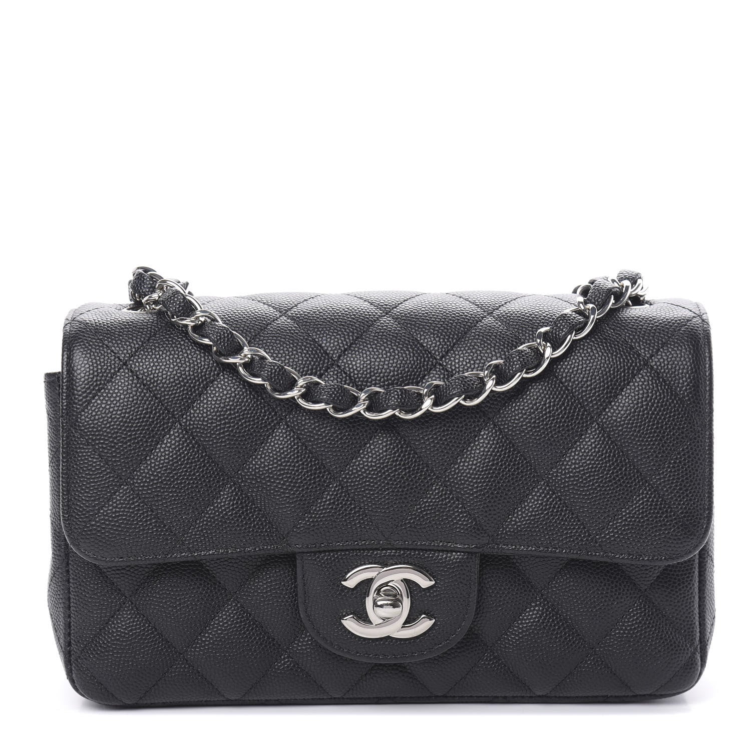Chanel Caviar Quilted Mini Rectangular Flap Black 1 of 12