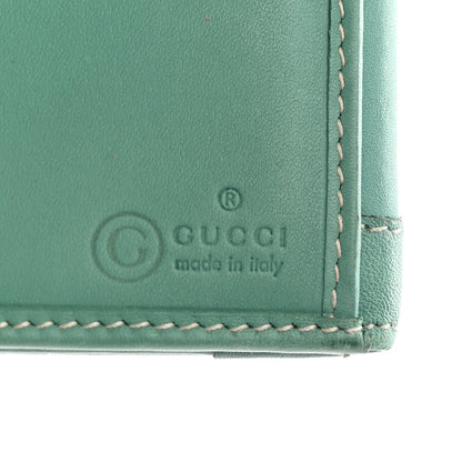 Gucci Calfskin Monogram Continental Wallet Green 7 of 14