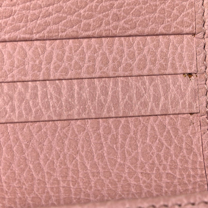 Gucci Dollar Calfskin GG Marmont Card Case Perfect Pink 10 of 10