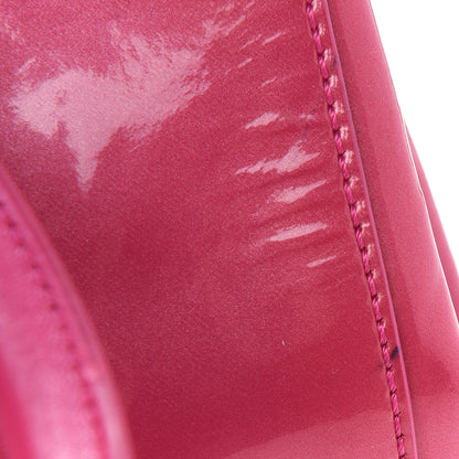 Versace Patent Calfskin Large Signature Tote Pink 12 of 16
