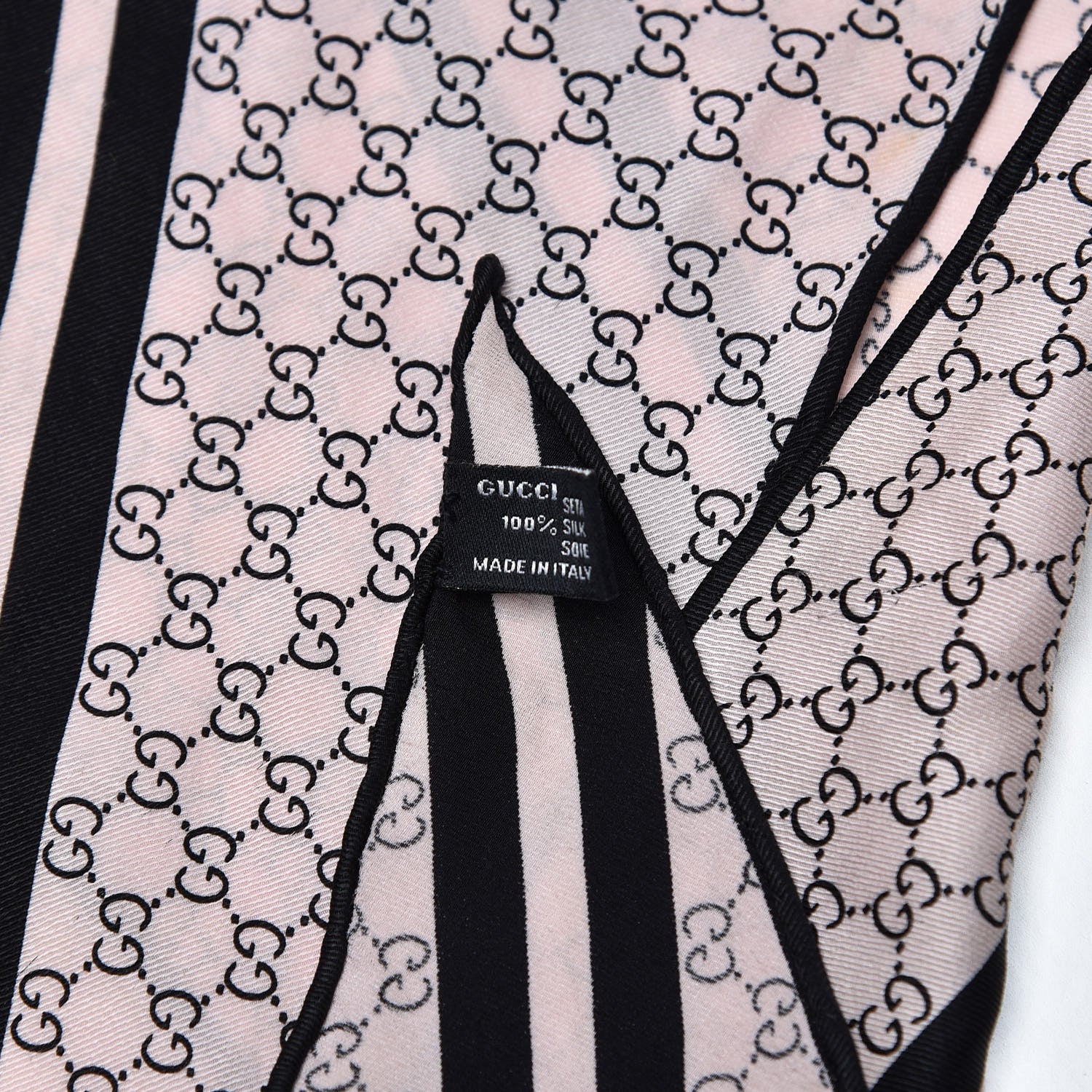 Gucci Silk Monogram Wrap Scarf Pink 4 of 4