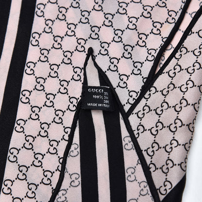 Gucci Silk Monogram Wrap Scarf Pink 4 of 4