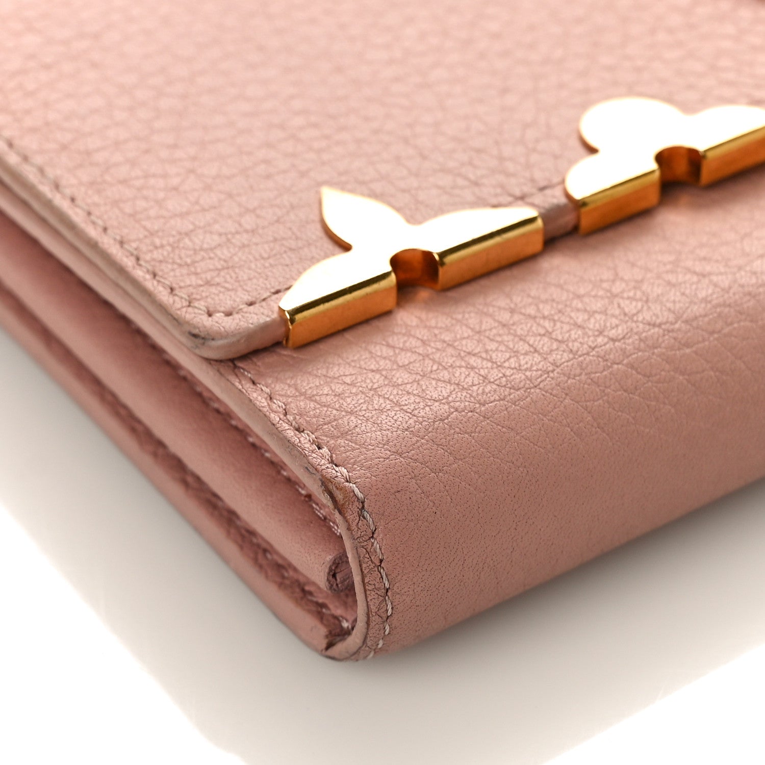 Louis Vuitton Taurillon Embellished Capucines Long Wallet Magnolia 8 of 9