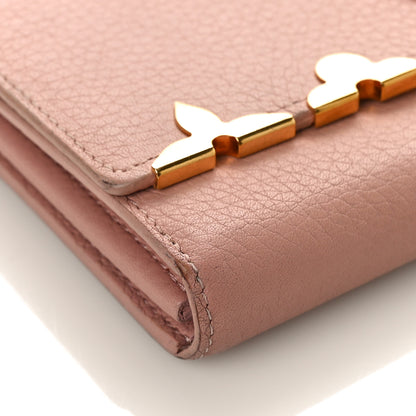 Louis Vuitton Taurillon Embellished Capucines Long Wallet Magnolia 8 of 9