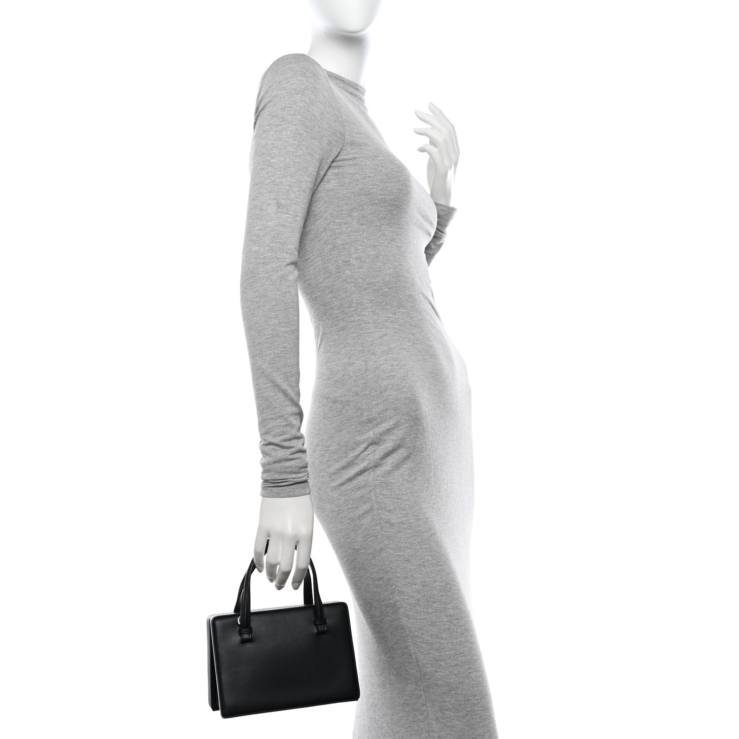 Loewe Calfskin Small Postal Bag Black 2 of 10