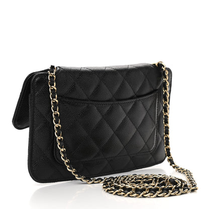 Chanel Jersey Fabric Quilted Foldable Tote With Chain Black Multicolor 5 of 18
