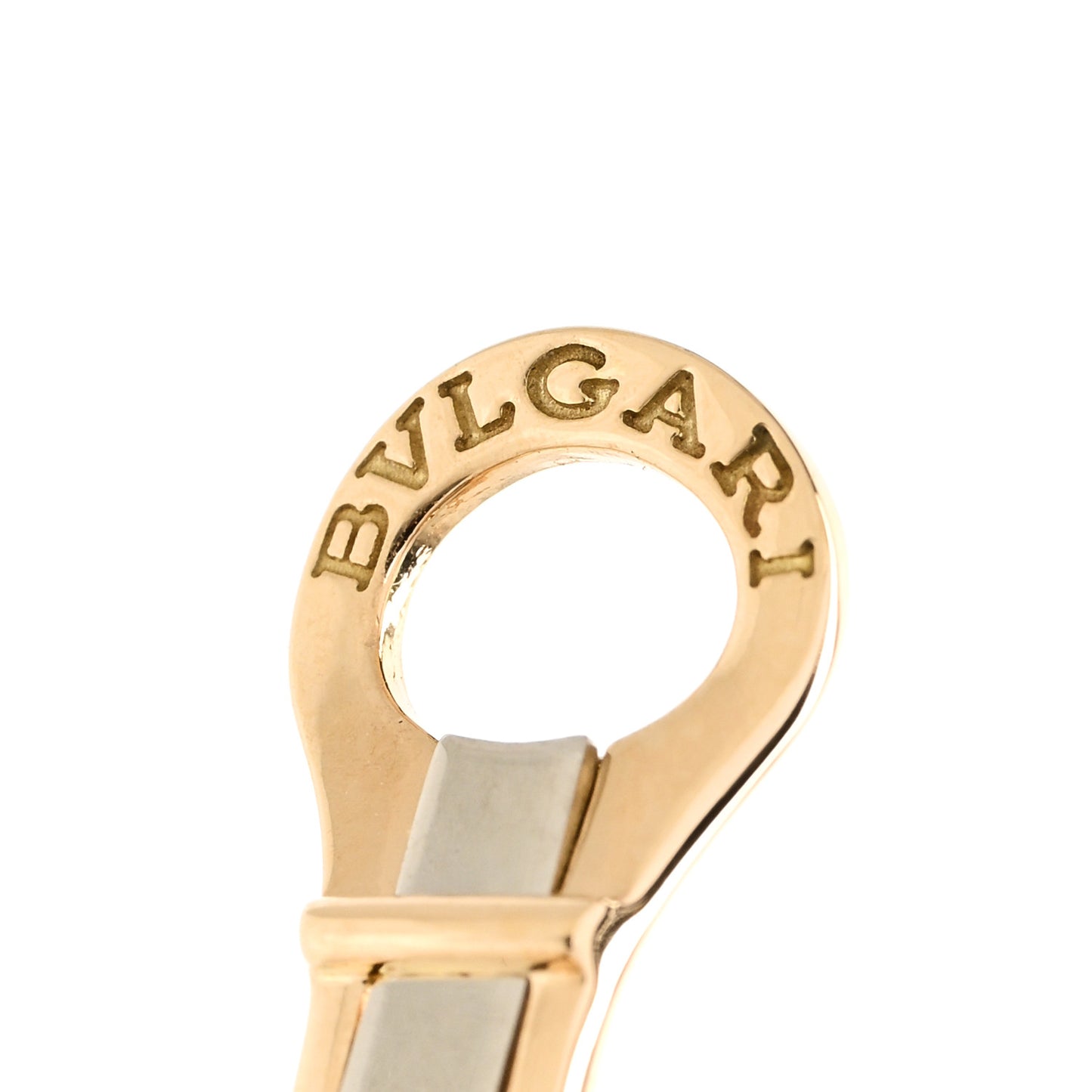 18K Yellow Gold Diamond Serpenti Viper Hoop Earrings