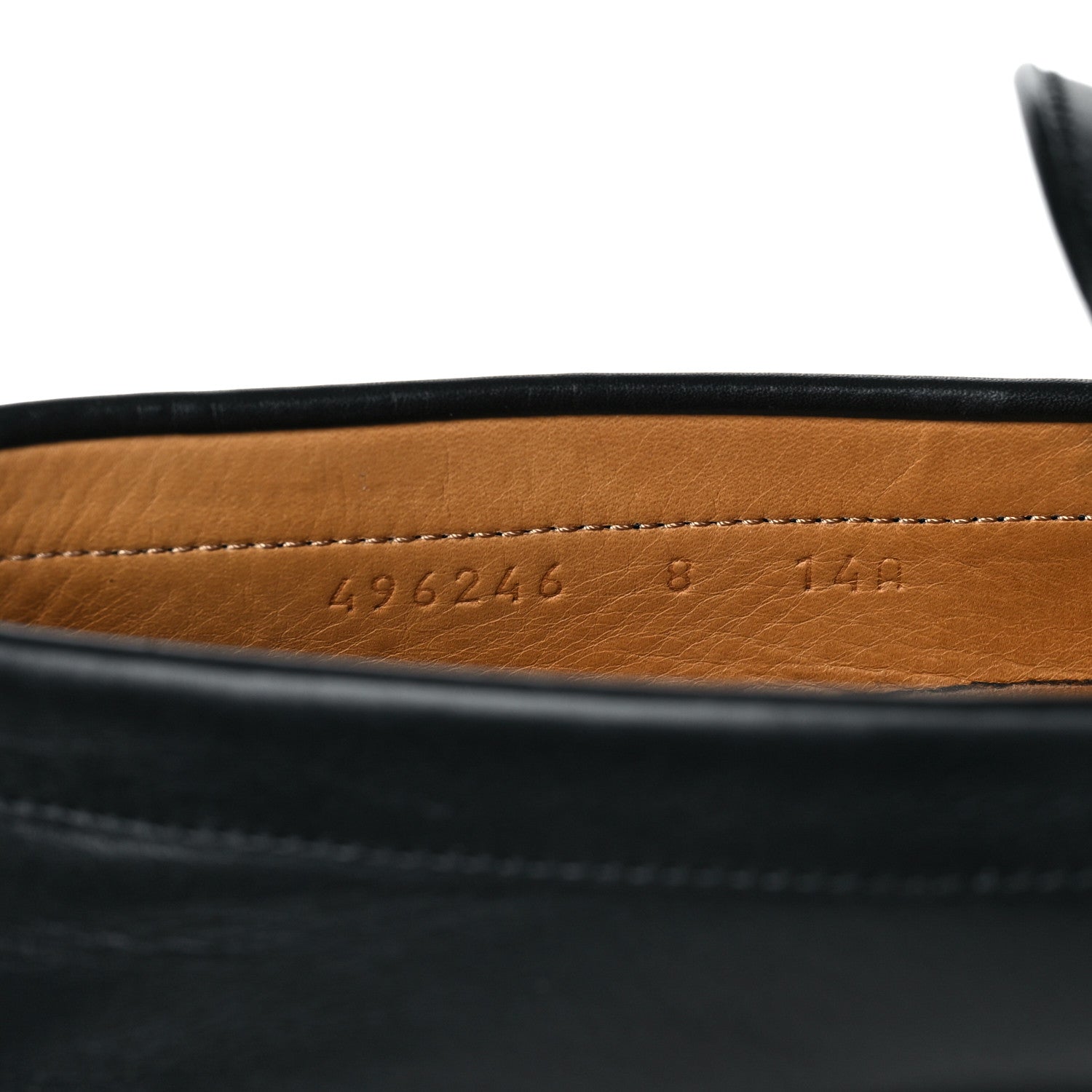 Gucci Cirano Lux Web Mens Horsebit Lug Sole Loafers 8 Black 8 of 8