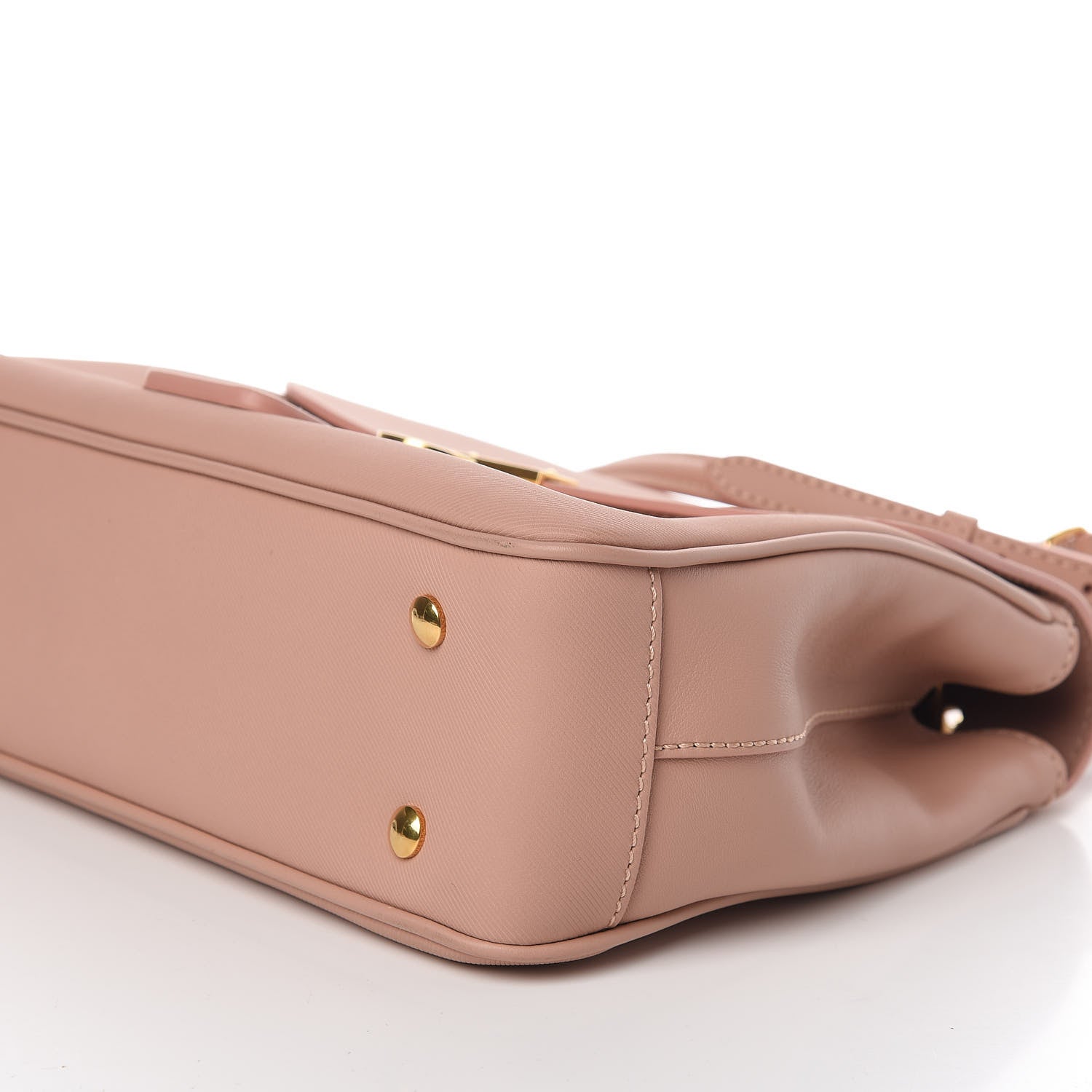 Burberry Trench Calfskin Medium DK88 Top Handle Bag Ash Rose 11 of 12