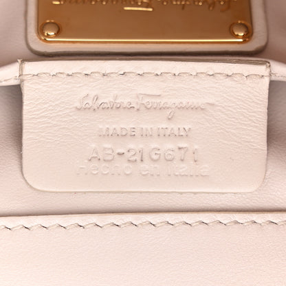 Salvatore Ferragamo Calfskin Medium Thalia Flap Shoulder Bag New Bisque 7 of 11