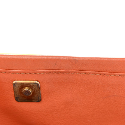 Fendi Vitello Flamingo Fendista Pouchette Crossbody Arancio 13 of 22