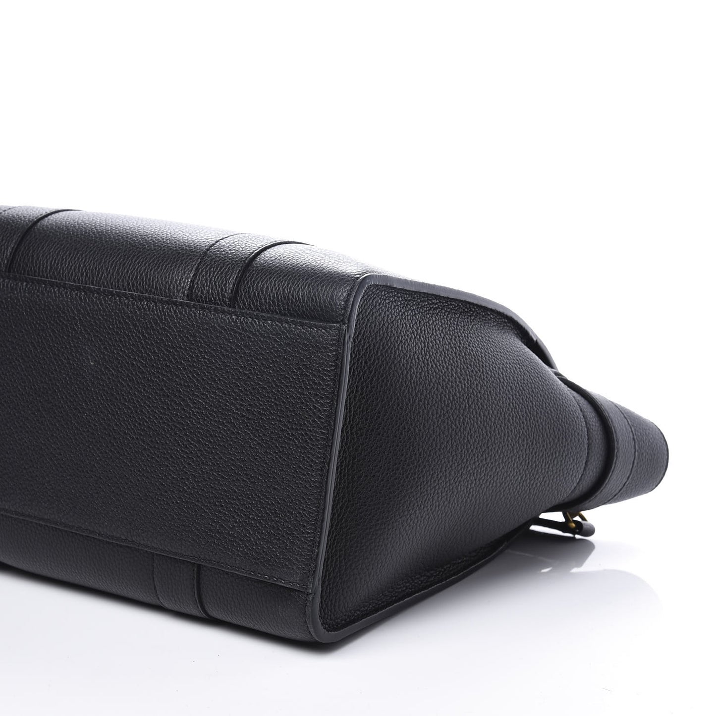 Classic Grain Small Bayswater Zip Tote Black