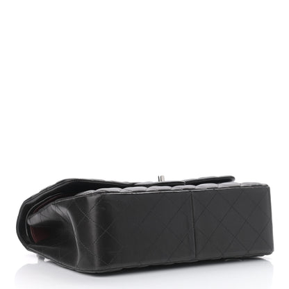Chanel Lambskin Quilted Jumbo Double Flap Black 4 of 14