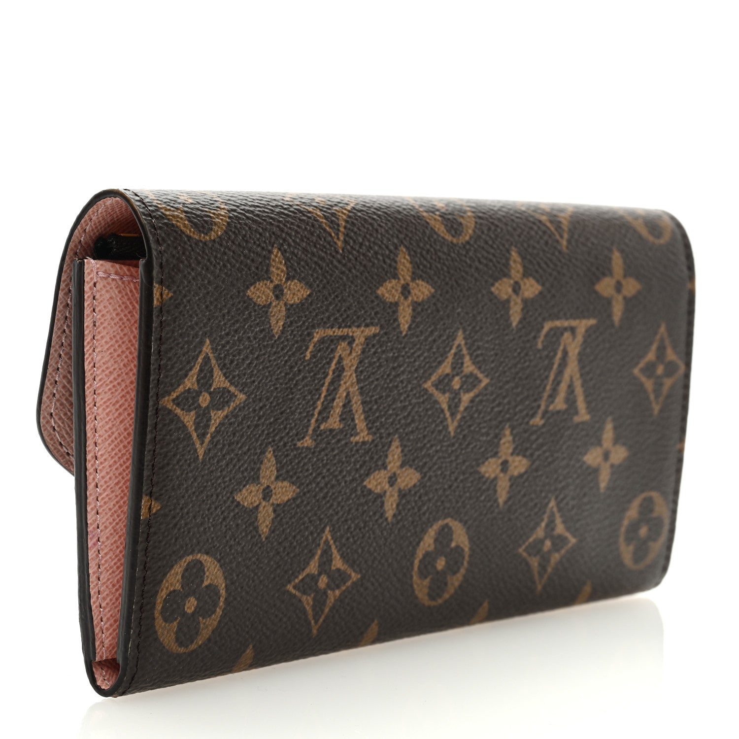 Louis Vuitton Monogram Emilie Wallet Rose Ballerine 3 of 6