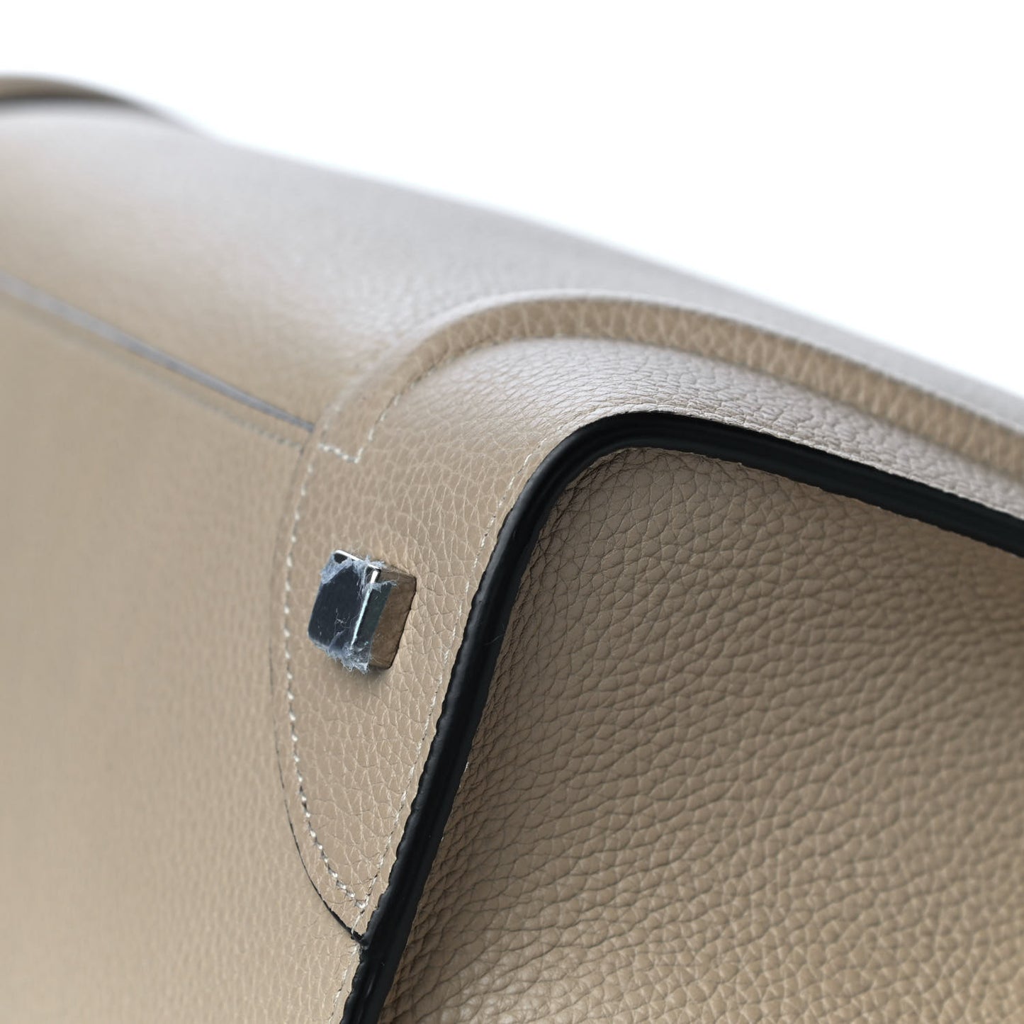 Drummed Calfskin Mini Luggage Dune