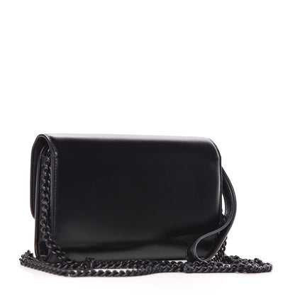 Balenciaga Smooth Calfskin B Wallet on Chain Black 4 of 12