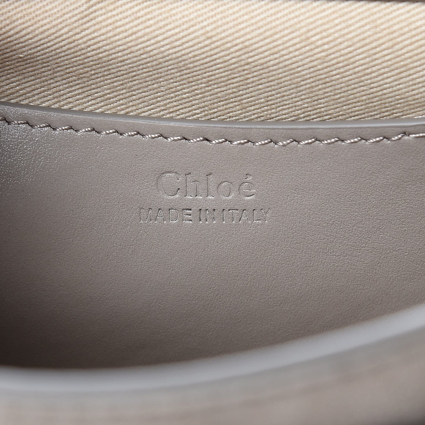Calfskin Small Tess Bag Motty Grey