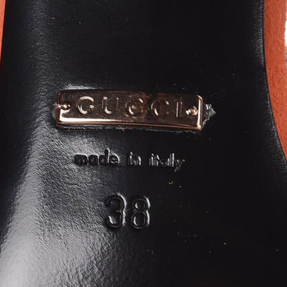 Gucci Suede Fringe Becky High Heel Sandals 38 7 of 7