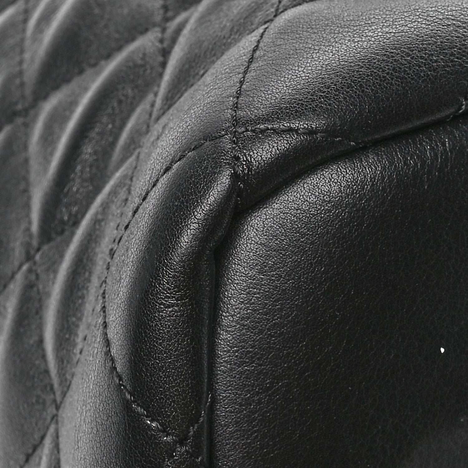 Saint Laurent Calfskin Quilted ES Giant Travel Bag Black 10 of 11