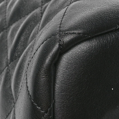 Saint Laurent Calfskin Quilted ES Giant Travel Bag Black 10 of 11