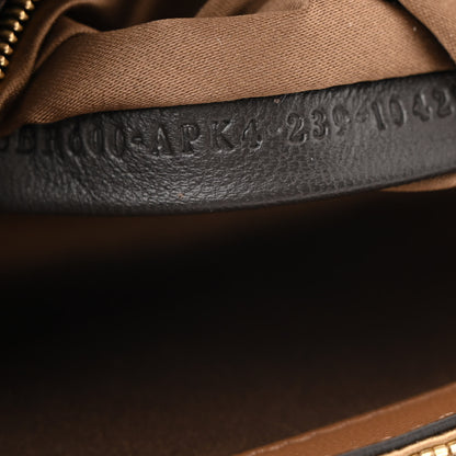 Fendi Vitello King Beaded Zucca Baguette Mogano Panna Ebano 7 of 11