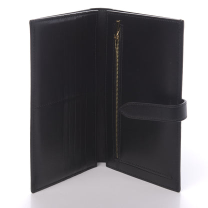 Celine Grained Calfskin Large Multifunction Strap Wallet Black 5 of 8
