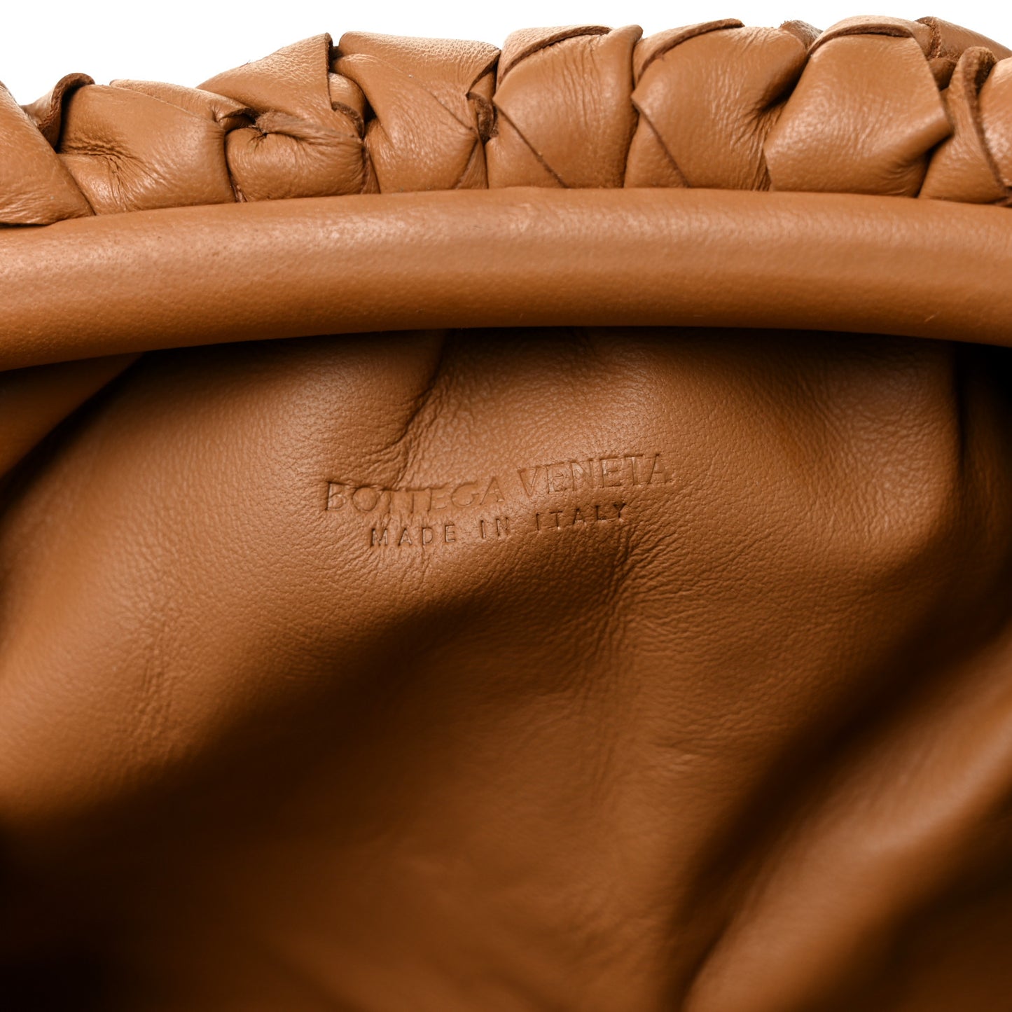 Nappa Intrecciato The Mini Pouch Carmel