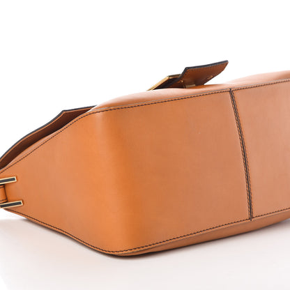 Fendi Vitello Flamingo Enamel Big Forever Mama Baguette Cognac 5 of 9