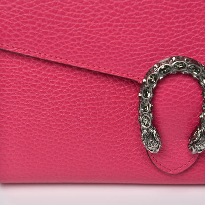 Gucci Dollar Calfskin Crystal Mini Dionysus Chain Wallet Box Pink 8 of 9