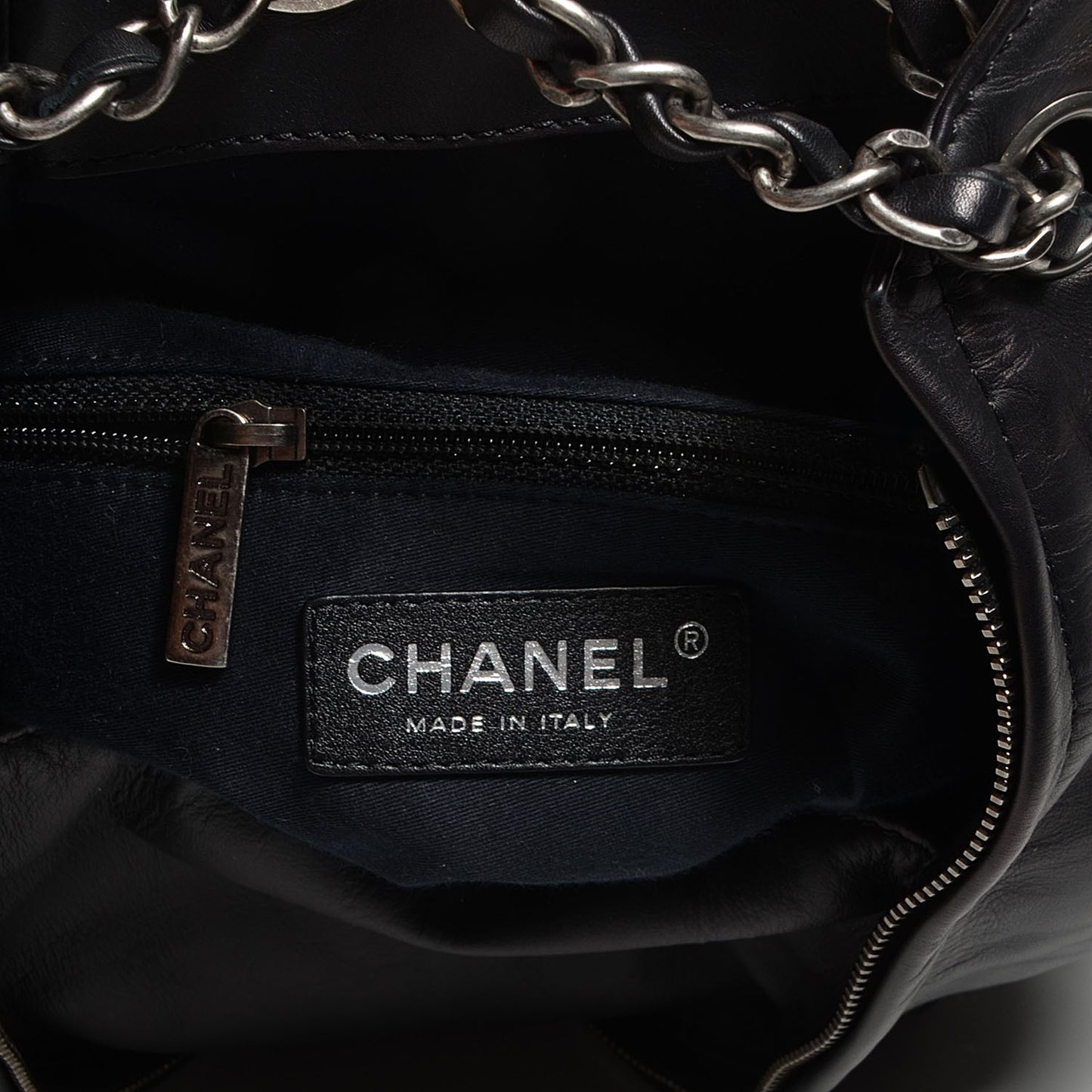 Calfskin Large Backpack Is Back Black