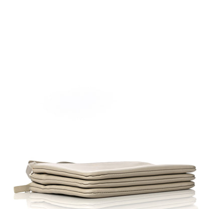 Celine Lambskin Small Trio Crossbody Bag Beige 3 of 12