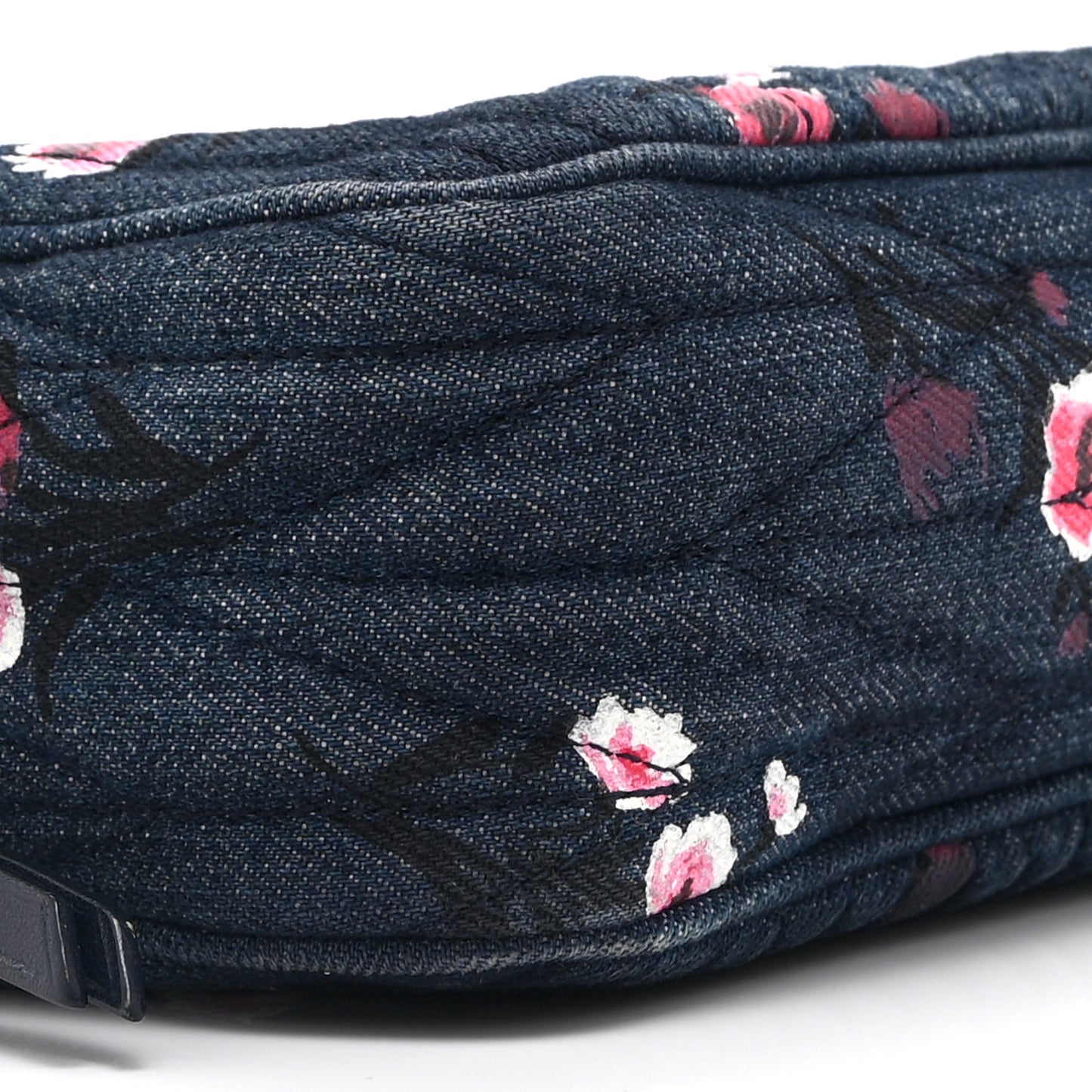 Denim Matelasse Camera Bag  Blue Multicolor