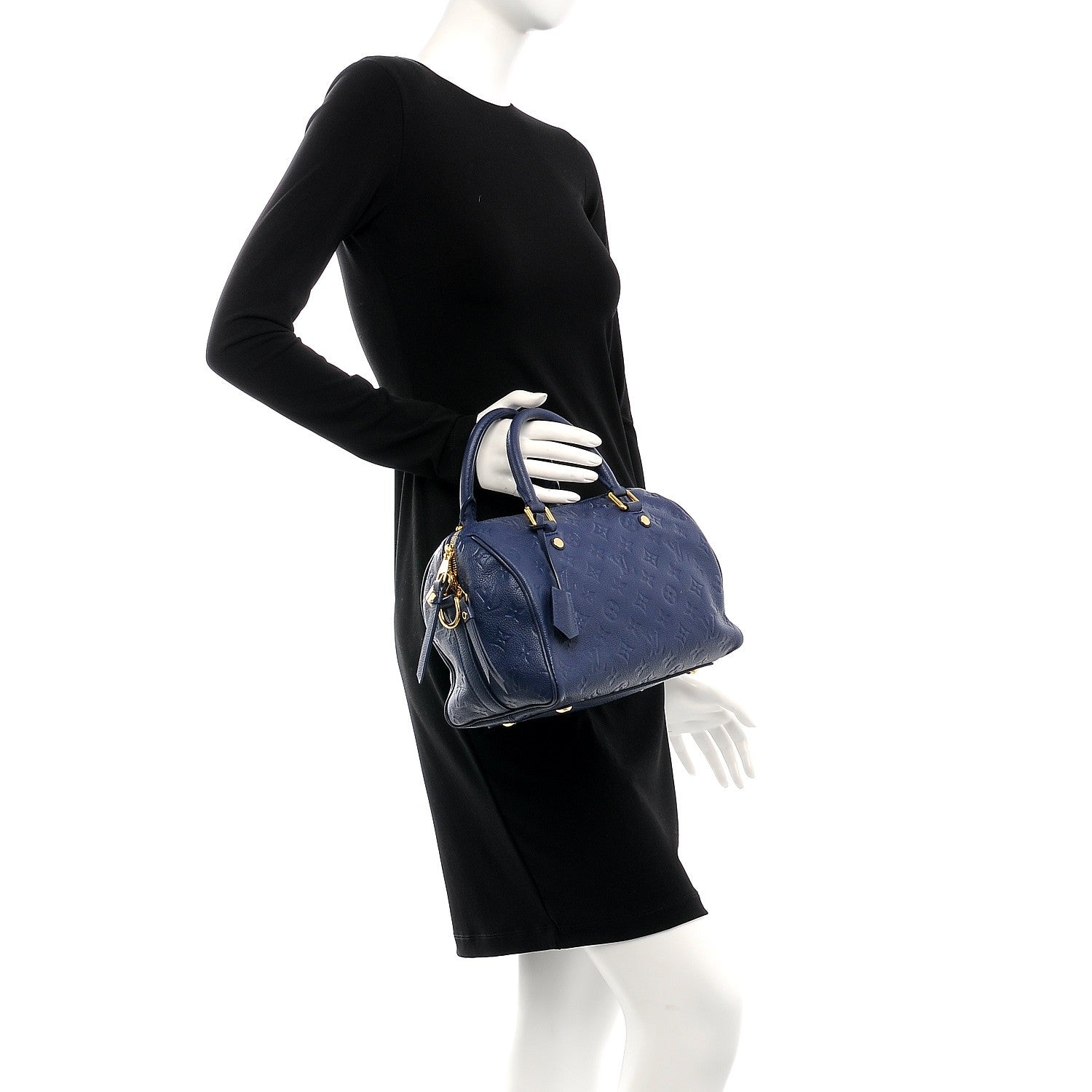 Louis Vuitton Empreinte Speedy Bandouliere 25 Celeste 3 of 9