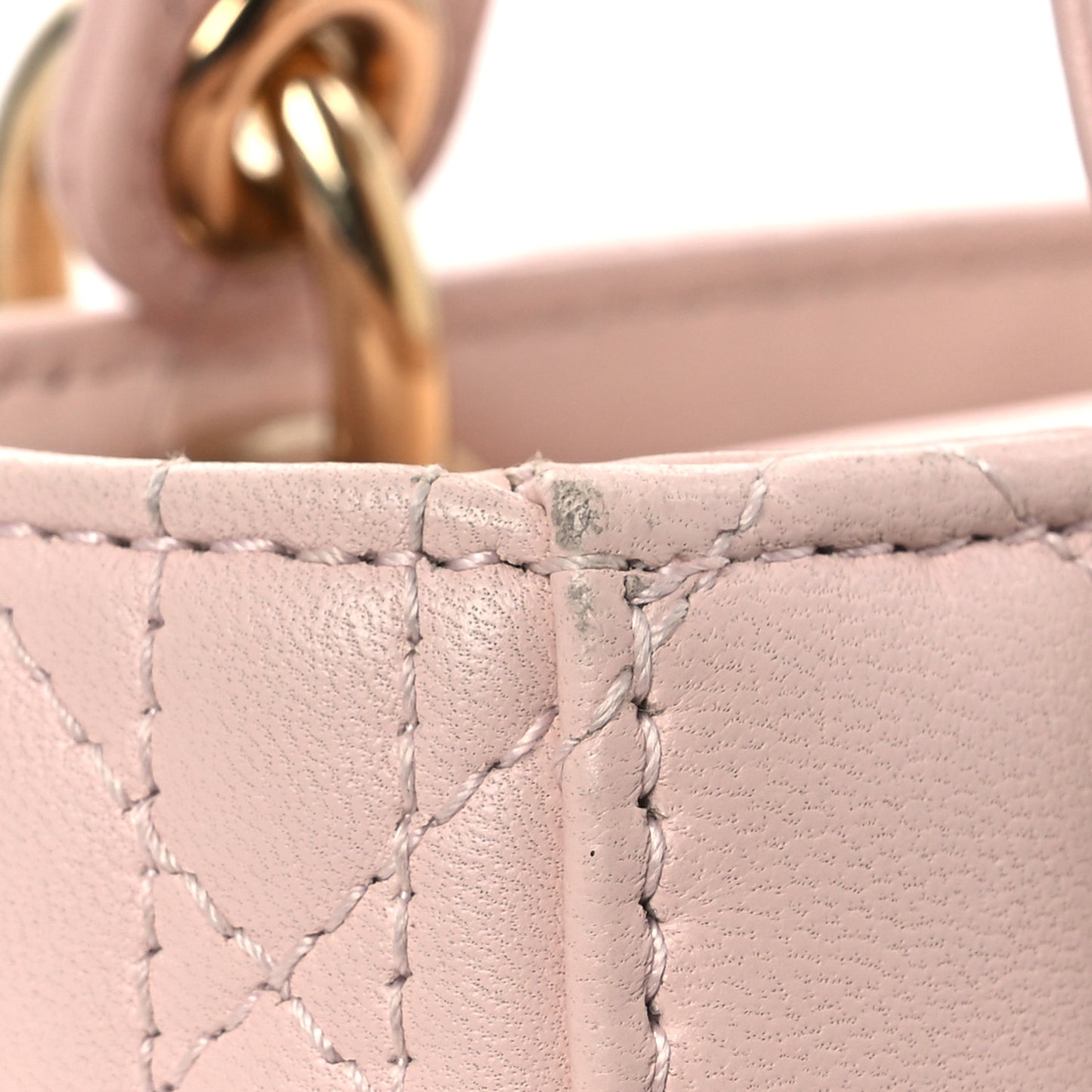 Lambskin Cannage Small My ABCDior Lady Dior Light Pink