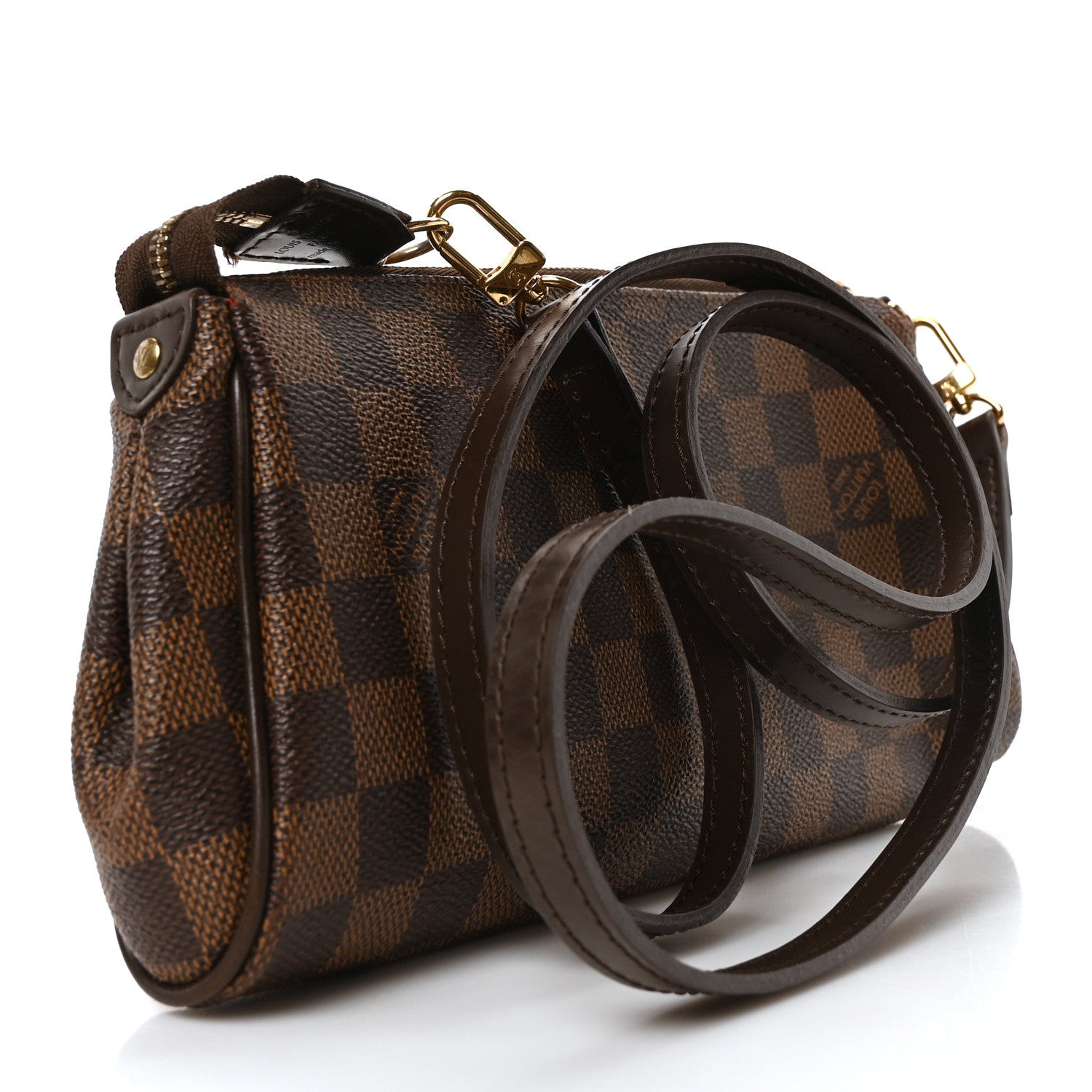 Louis Vuitton Damier Ebene Eva Clutch 3 of 9
