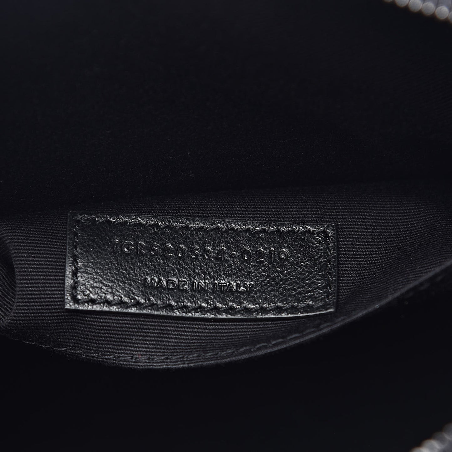 Calfskin Matelasse Monogram Lou Camera Bag Black