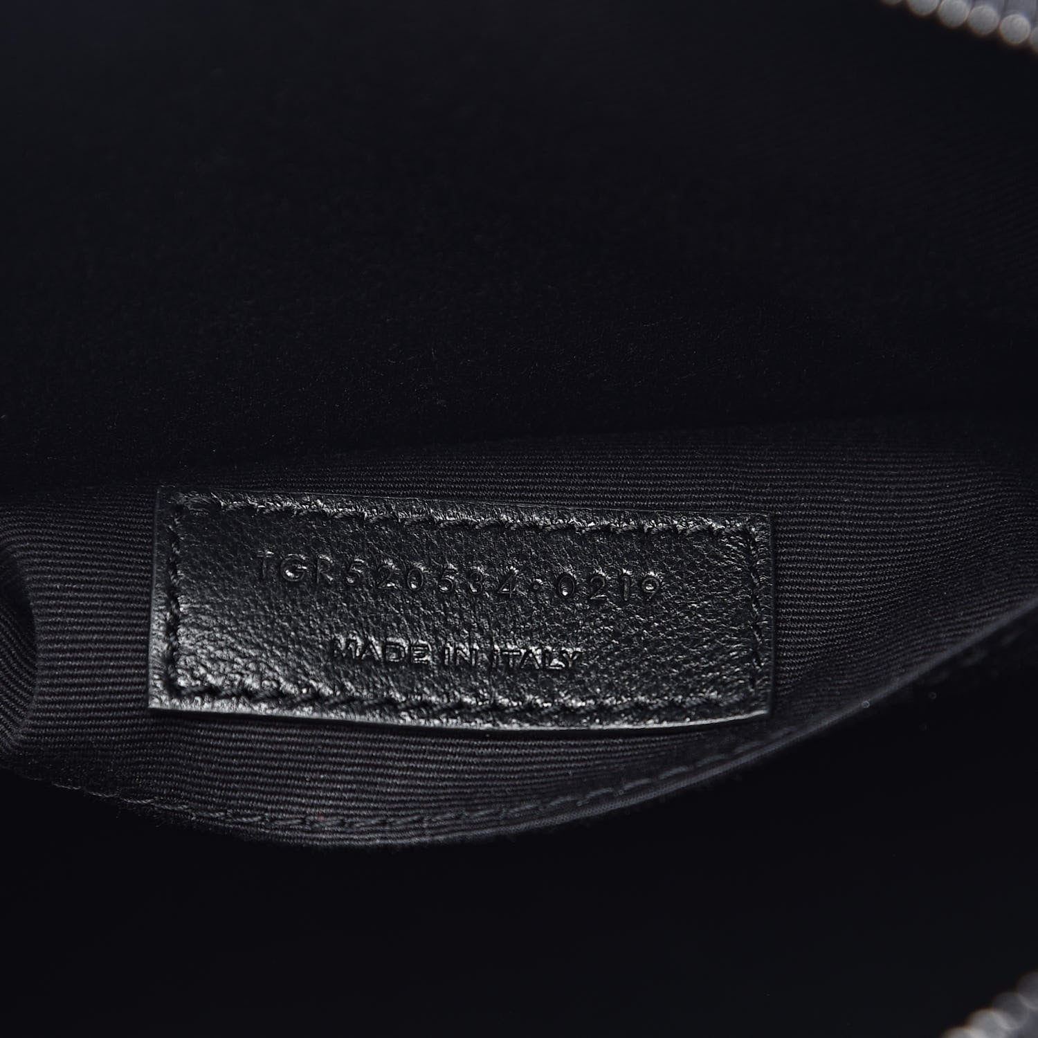 Saint Laurent Calfskin Matelasse Monogram Lou Camera Bag Black 7 of 11