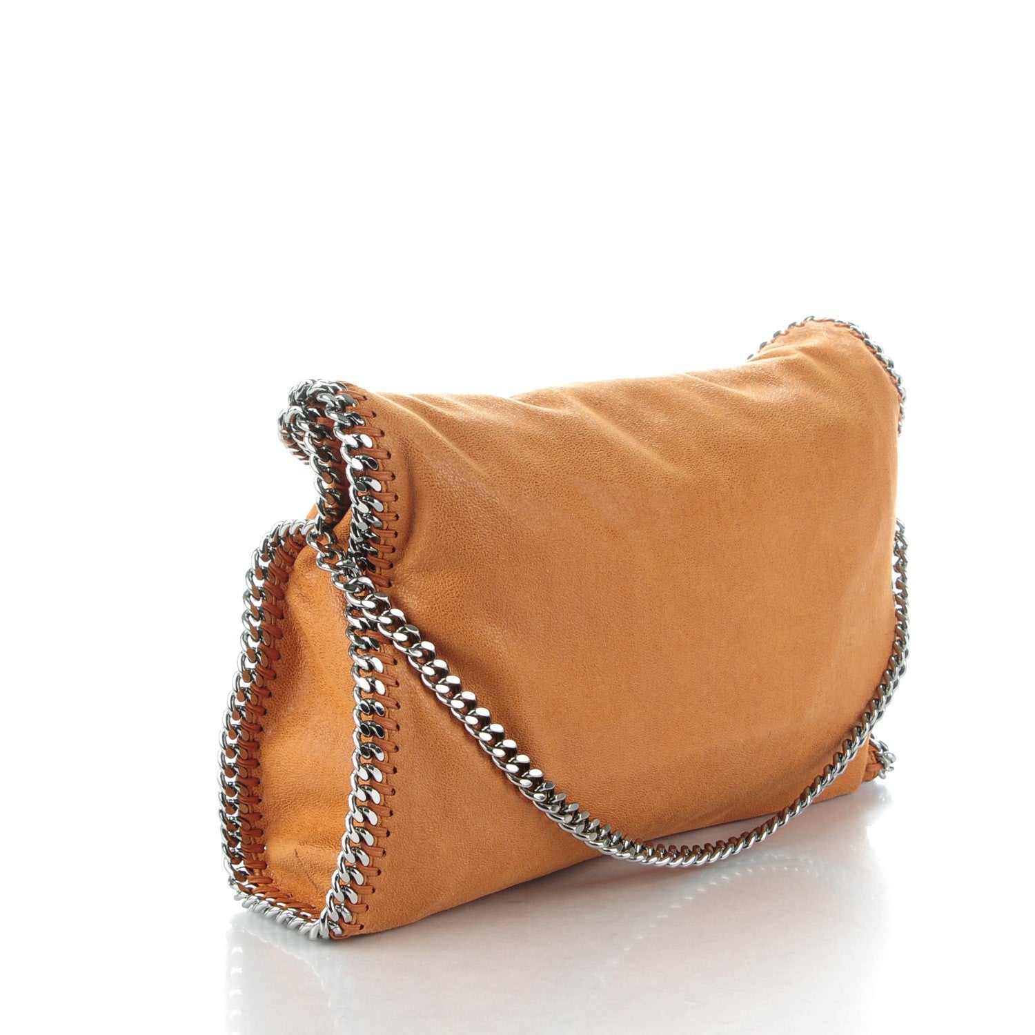 Stella McCartney Shaggy Deer Falabella Fold Over Tote Tan 3 of 9
